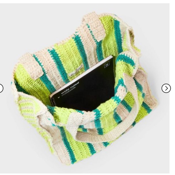 NWOT Crochet Tote Handbag TARGET - Picture 4 of 7